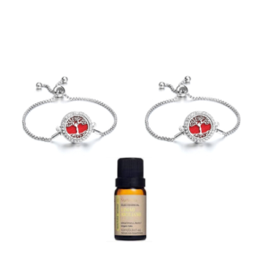 Combo pulseira aromatica + oleo essencial
